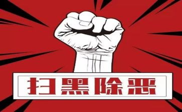 扫黑工作总结7篇